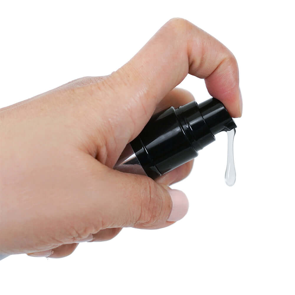 Hand applying MD Intimate Restore serum to support anti-aging care for sensitive intimate skin with lightweight formula