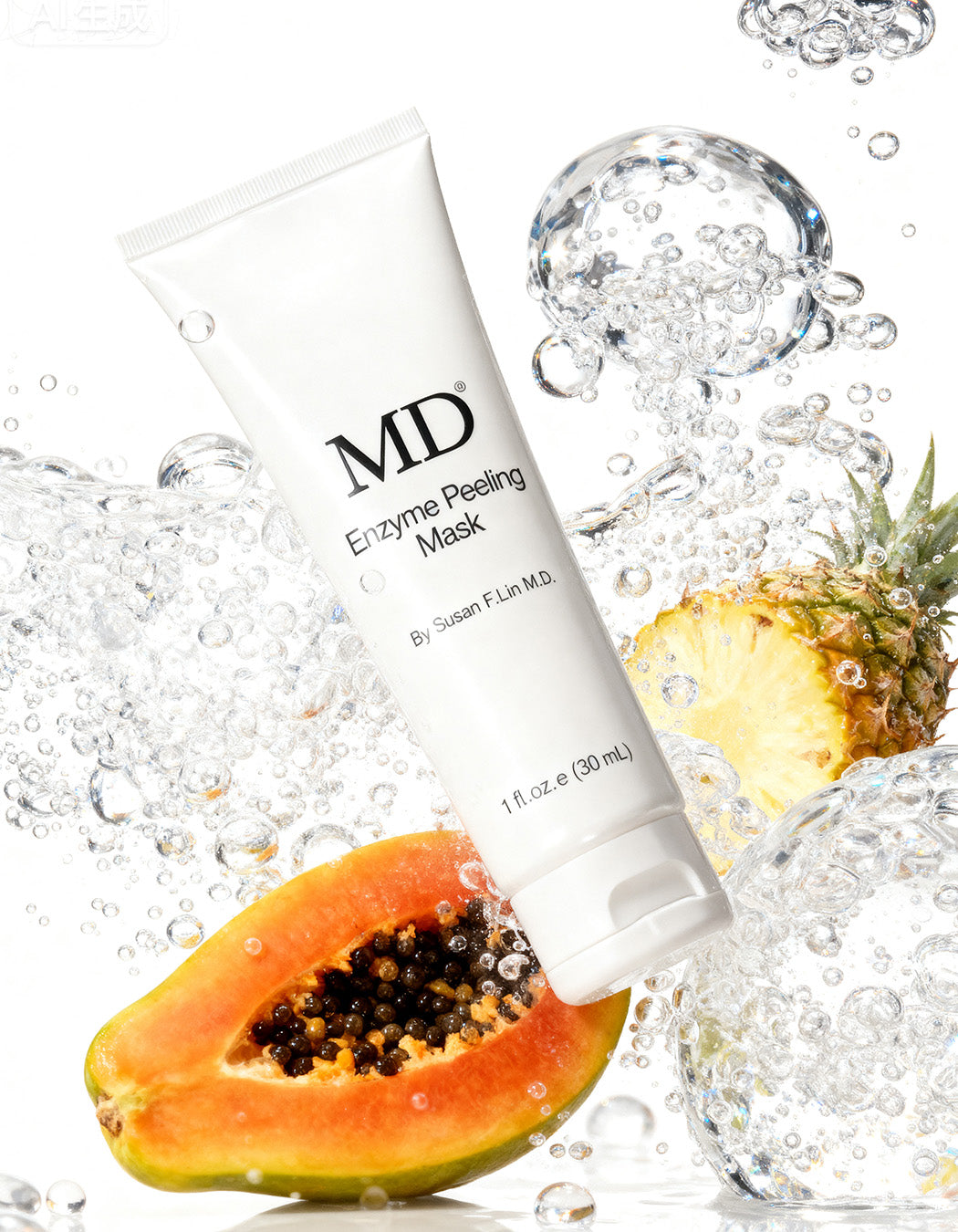 Suitable for all skin types, including sensitive skin, MD Enzyme Peeling Mask helps reduce age spots and unclogs pores for clearer skin.